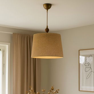 Evidea Lighting Fiona Sarkıt - Kahverengi - 35 cm