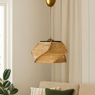 Safir Light Grata Tekli Avize - Eskitme - 18x18x36 cm