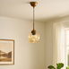  Evidea Lighting Arrakis Tekli Modern Sarkıt Avize - Eskitme / Bal