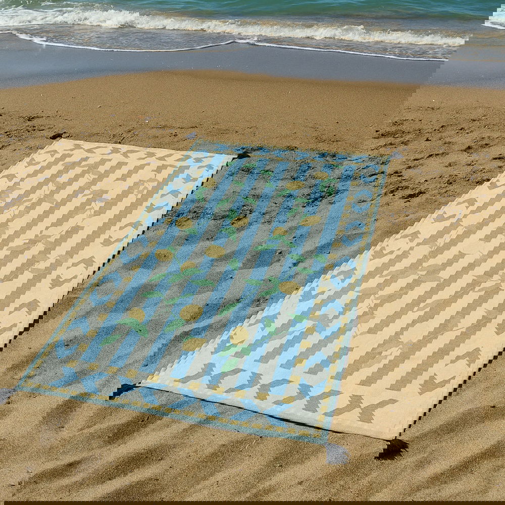  Evidea Soft Lime Cello Peştamal - Ekru - 90x160 cm
