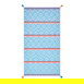  Evidea Soft Line Peştemal -Mavi - 90x160 cm