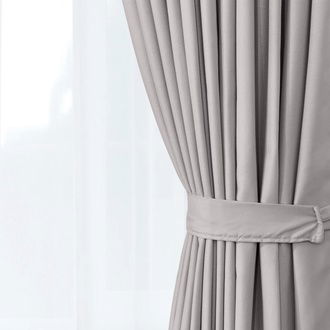 Nuvomon Teamo Blackout Perde - Gri - 140x270 cm