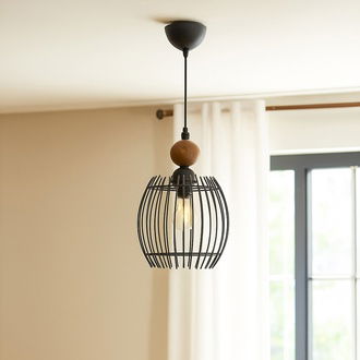 Safir Light Fiorenze Metal Sarkıt - Siyah - 80 cm