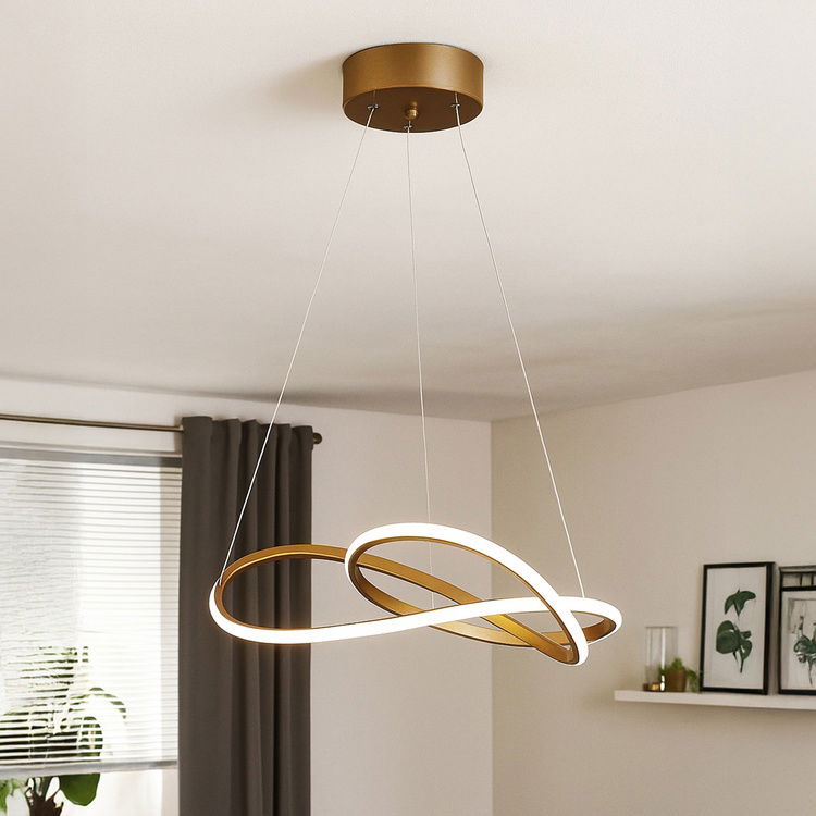  Begüsa Zagreb Avize - Sarı Işık / Eskitme - 60 cm