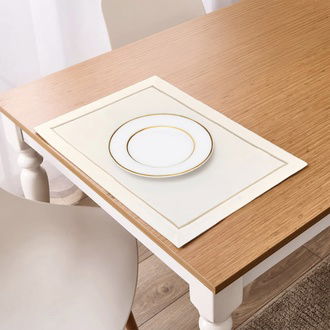 Evidea Soft Farsund 2'li Amerikan Servis - Beyaz - 35x50 cm