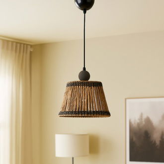 HMY Design Sable Handmade Avize - Kahverengi / Antrasit - 20x30x30 cm