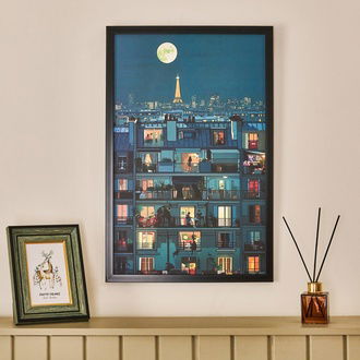 Evidea Deco Voisins Tablo - Mavi - 40x60 cm