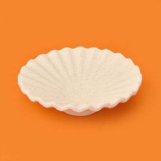 Evidea Deco Olite Dekoratif Tabak - Bej - 26 cm