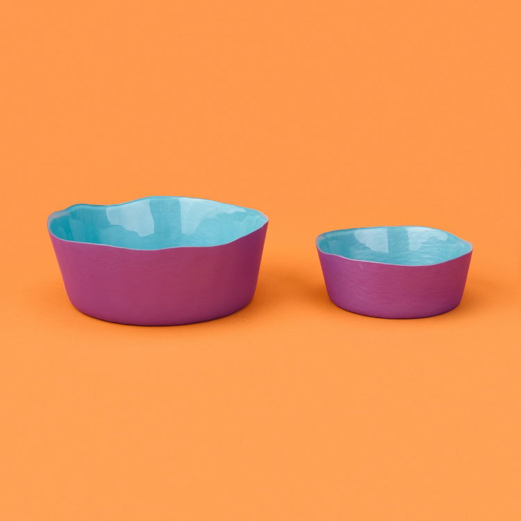  Evidea Kitchen Kronos Dik Kase 2'li Set – Mavi / Mor