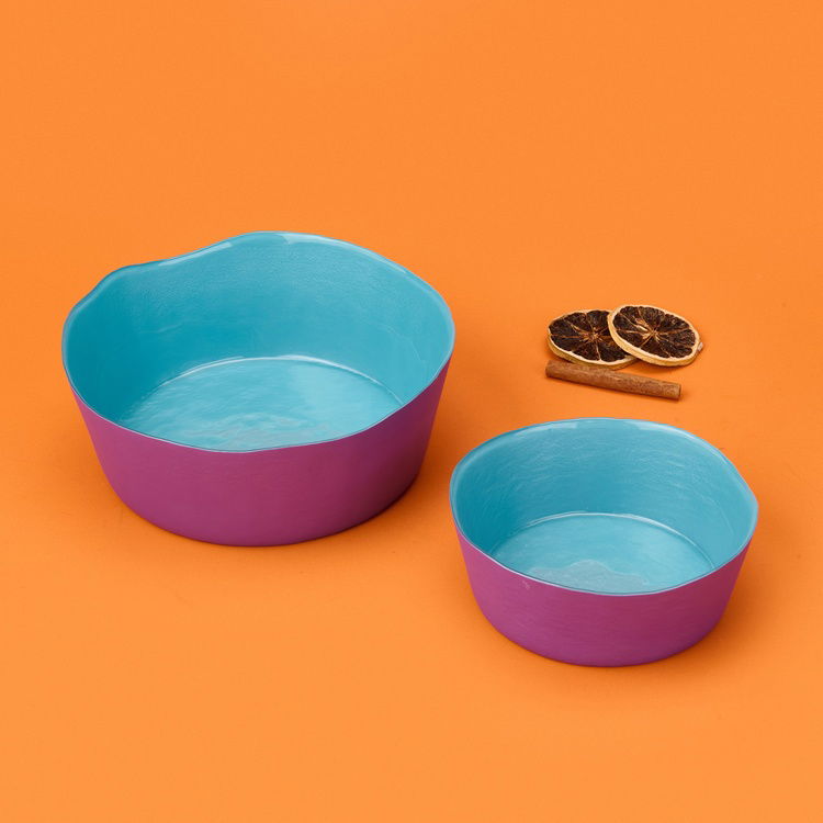  Evidea Kitchen Kronos Dik Kase 2'li Set – Mavi / Mor