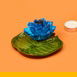  Evidea Deco Lotus Dekoratif Tabak - Mavi - 12 cm
