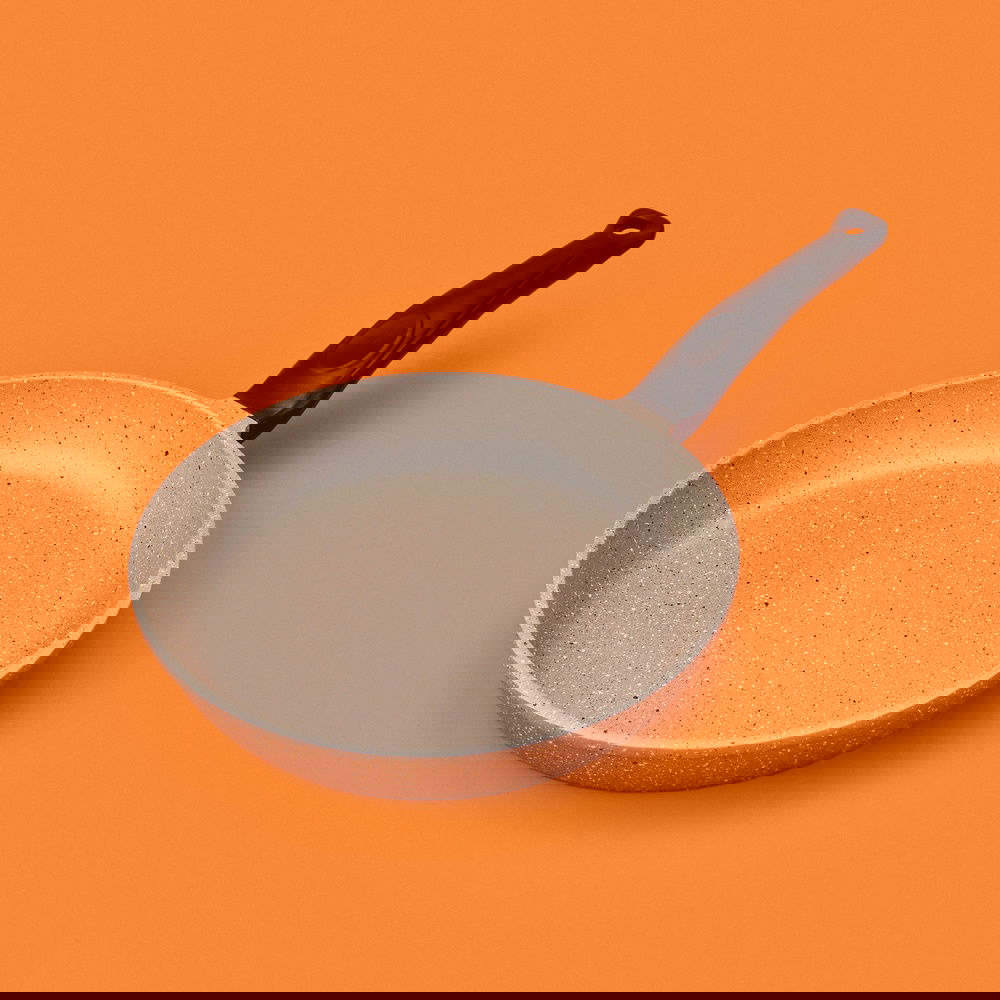  MasterChef Döküm Tava - Bej / Siyah - 28 cm