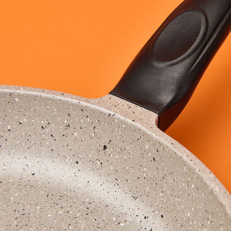  MasterChef Döküm Tava - Bej / Siyah - 28 cm
