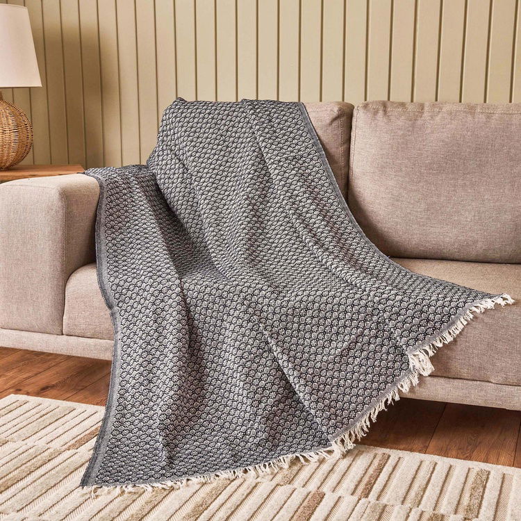  Evidea Soft Bety Koltuk Örtüsü - Lacivert - 130x170 cm