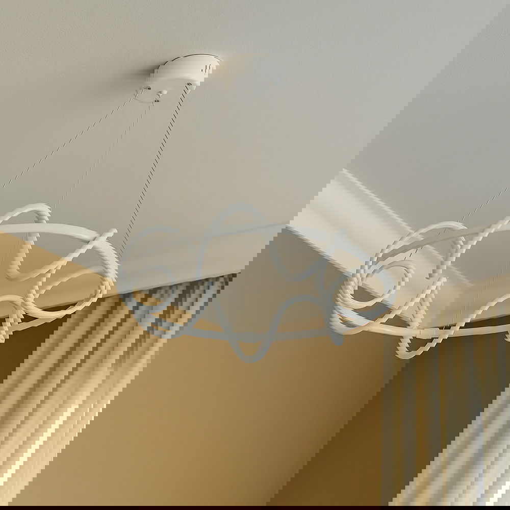  Nisa Luce Aydos Ledli Avize - Sarı / Gün Işığı / Beyaz