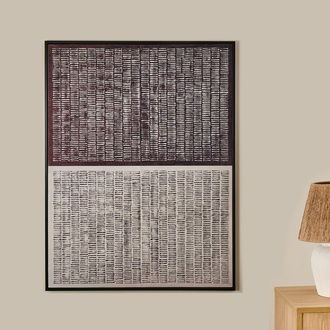 Evidea Deco Otilie Kanvas Tablo - Siyah / Krem - 120x90 cm