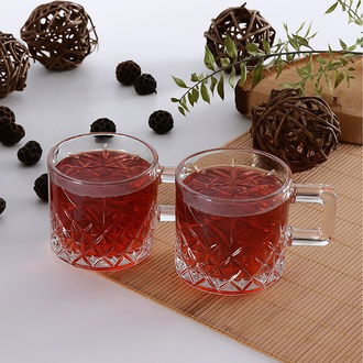 Paşabahçe Timeless 2'li Cam Kupa - Şeffaf - 195 ml