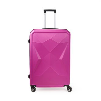 Hoffmanns Travel Star Büyük Boy ABS Valiz - Pembe - 76x52x30 cm