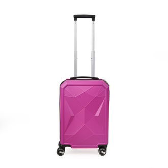 Hoffmanns Travel Star Kabin Boy ABS Valiz - Pembe- 57x37x23 cm
